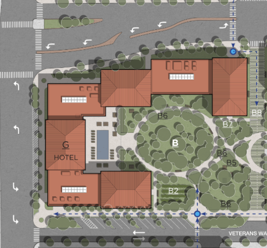 Four-Star Hotel site plan